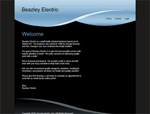 Tablet Screenshot of beazleyelectric.com